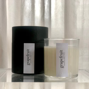 grapefruit scented candle