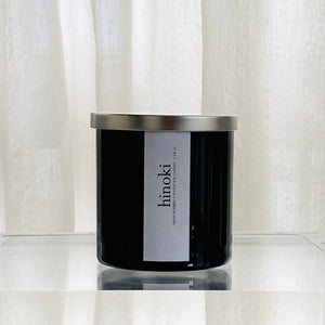 hinoki scented candle
