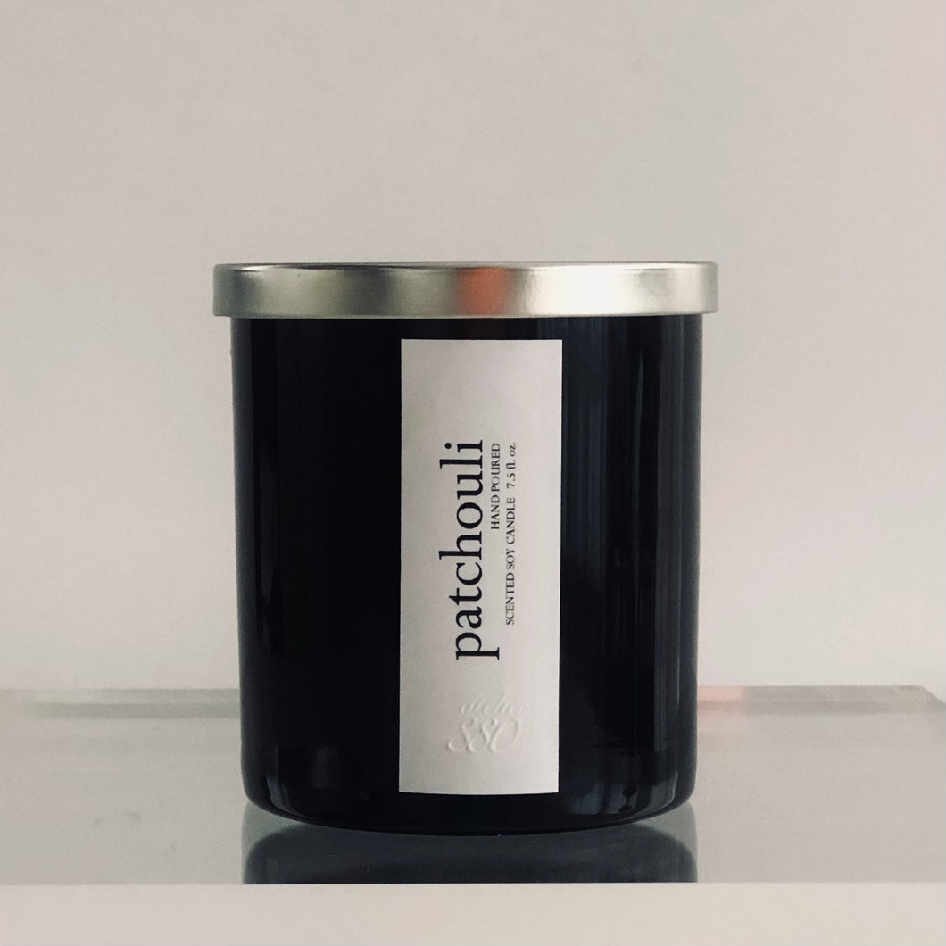 patchouli scented candle