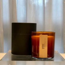 pine scented candle